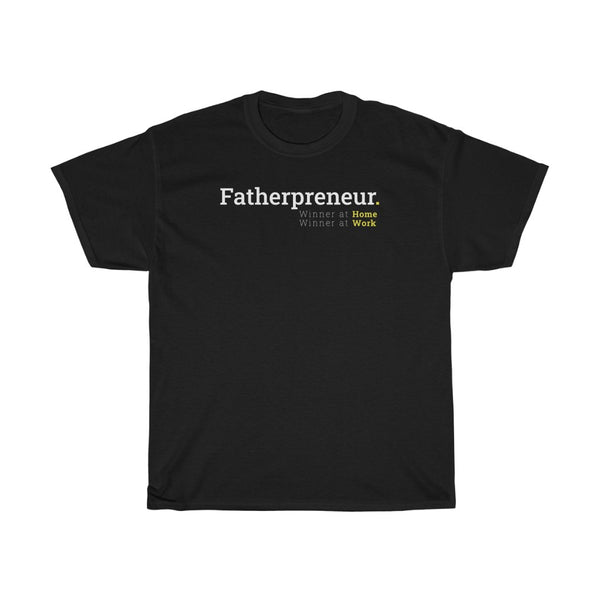 Heroic Dad Fatherpreneur T-shirt (Yellow)
