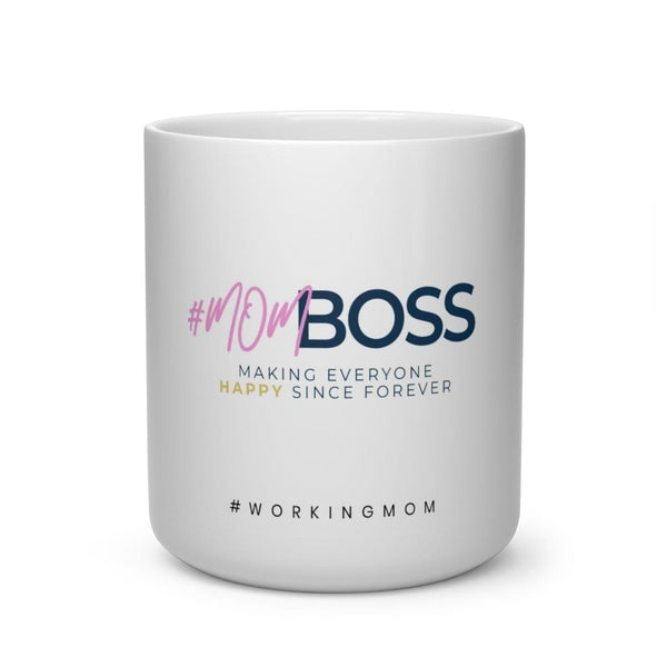 Mom Boss Heart Shape Mug