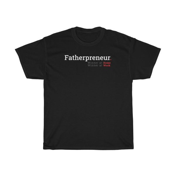 Heroic Dad Fatherpreneur T-shirt (Red)